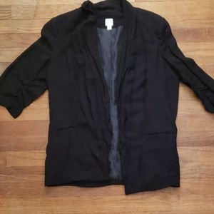 Open front blazer